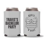 12. Custom Bachelor Koozies - Gray