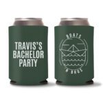 12. Custom Bachelor Koozies - Green