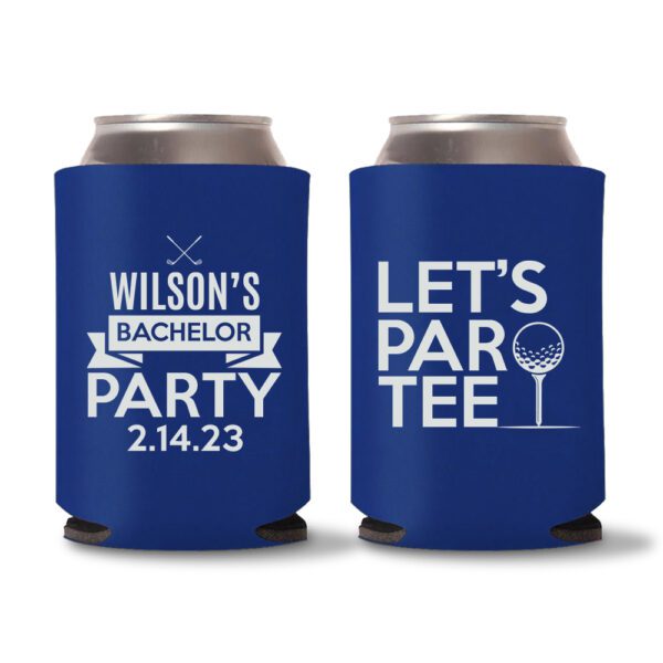 13. Bachelor Koozies Custom - Dark Blue