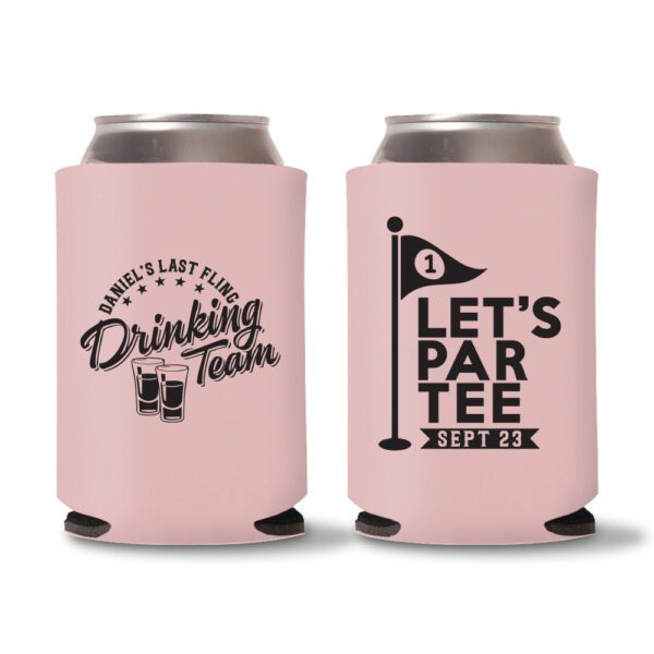 14. Bachelor Koozies Customized - Baby Pink