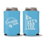 14. Bachelor Koozies Customized - Cyan