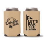 14. Bachelor Koozies Customized - Light Brown
