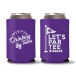 14. Bachelor Koozies Customized - Purple