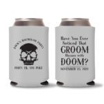 16. Customized Bachelor Koozies - Gray