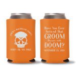16. Customized Bachelor Koozies - Orange