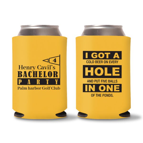 19 - Customized-Bachelor-Koozies - yellow