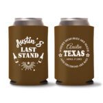 20-Customized-Bachelor-Koozies-dark brown