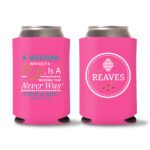 21. Wedding Koozies Custom - Pink
