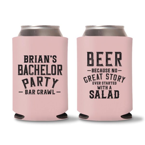 22-Customized-Bachelor-Koozies-baby pink