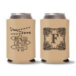24. Wedding Koozies - Light Brown