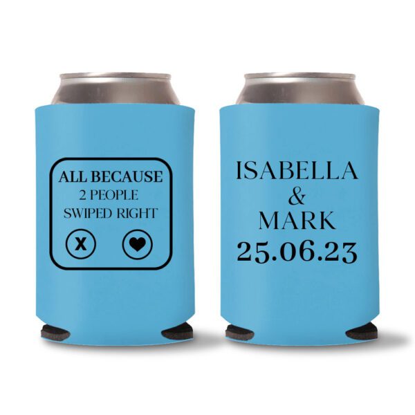 25. Wedding Koozies - Cyan