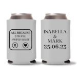 25. Wedding Koozies - Gray