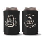 27. Wedding Koozies - Black