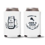 27. Wedding Koozies - White