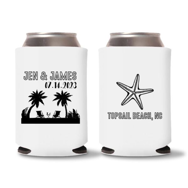 28. Wedding Koozies - White