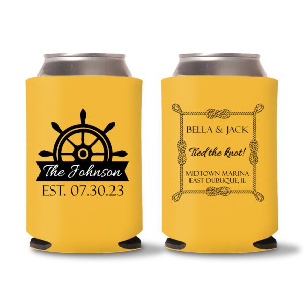 29. Wedding Koozies - Yellow