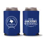 32. Wedding Koozies - Blue