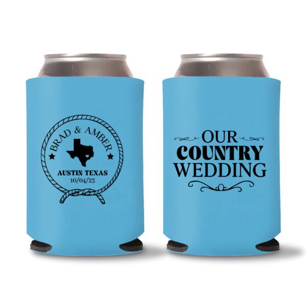 32. Wedding Koozies - Cyan