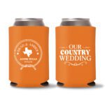 32. Wedding Koozies - Orange