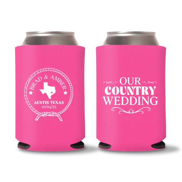 32. Wedding Koozies - Pink