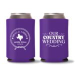 32. Wedding Koozies - Purple