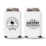 32. Wedding Koozies - White