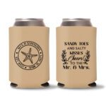 33. Wedding Koozies - Light Brown