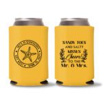 33. Wedding Koozies - Yellow