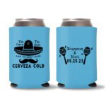 34. Wedding Koozies - Cyan