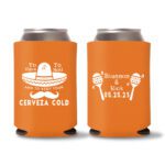 34. Wedding Koozies - Orange