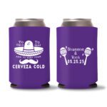 34. Wedding Koozies - Purple