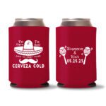34. Wedding Koozies - Red