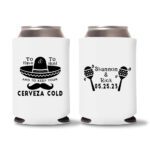 34. Wedding Koozies - White