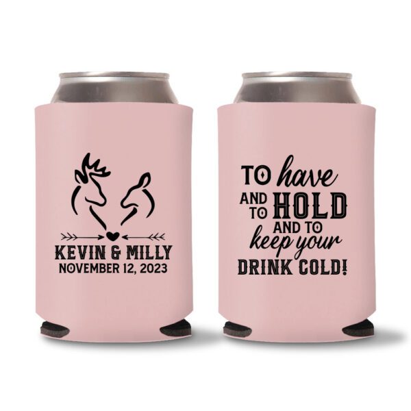 35. Wedding Koozies - Baby Pink