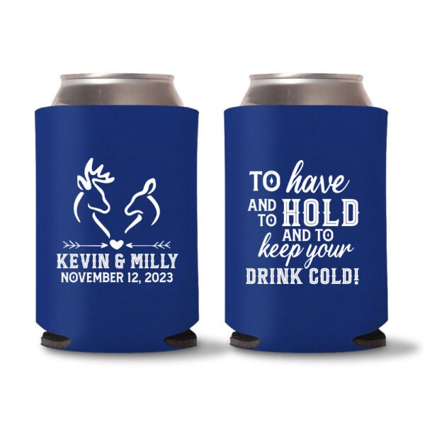 35. Wedding Koozies - Blue