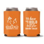 35. Wedding Koozies - Orange