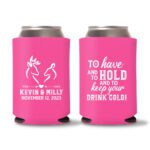 35. Wedding Koozies - Pink