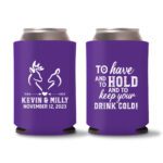 35. Wedding Koozies - Purple