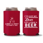 40-Custom-Wedding-Koozies-Red
