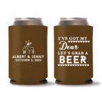 40-Custom-Wedding-Koozies-dark-brown