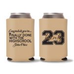 Graduation Koozies D14 - Light Brown