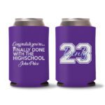 Graduation Koozies D14 - Purple