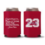 Graduation Koozies D14 - Red