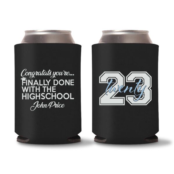 Graduation Koozies D14 - black