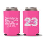Graduation Koozies D14 - pink