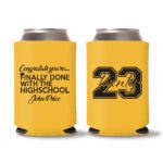 Graduation Koozies D14 - yellow