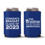 Graduation Koozies D15 - blue
