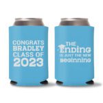 Graduation Koozies D15 - cyan