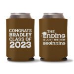 Graduation Koozies D15 - dark Brown