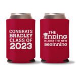 Graduation Koozies D15 - red